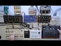 Uptempo jam with midicake arp dreadbox nymphes moog minitaur mother 32 msw810 drumbrute impact