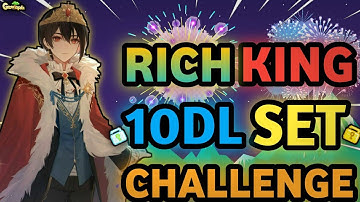 SPECIAL 10 DLS RICH KING SET CHALLENGE (NEW SET!!) | Growtopia - Set Challenge #315