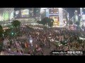 【sibch.tv LIVE CAMERA】渋谷駅前交差点ハロウィン動画 20141031