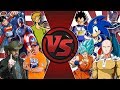 America vs japan captain america superman vs goku saitama sonic  more animationrewind