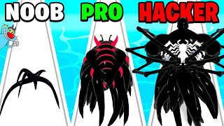 NOOB vs PRO vs HACKER vs | In Venom Run 3D | With Oggy And Jack | Rock Indian Gamer |