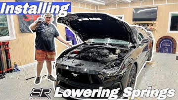 Installing SR Performance Sport Lowering Springs on a 2025 Mustang GT!