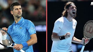 Novak Djokovic vs Stefanos Tsitsipas || Australian Open 2023 - Extended Highlights