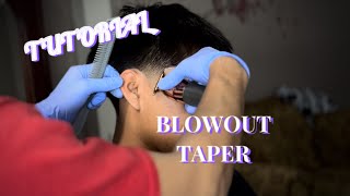 TUTORIAL // BLOWOUT TAPER (STRAIGHT HAIR) !!