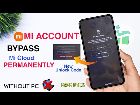 MI Account Remove Permanent | New  Unlock Code Free | Solve *Activate This Device* Mi Account
