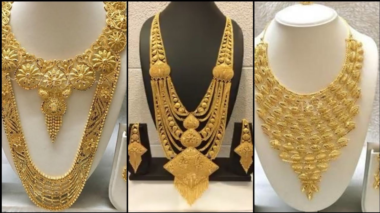 22k Gold Heavy Weight Dubai Jewellery Collection /Complete Bridals ...