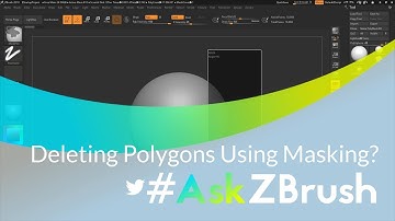 #AskZBrush: “How can I delete polygons using Masking?”