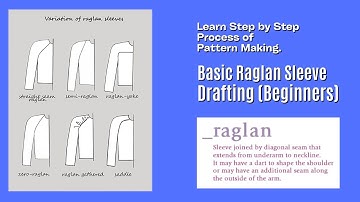 Drafting a Perfect Raglan Sleeve Pattern: Tips and Tricks #patternmaking #sleeves