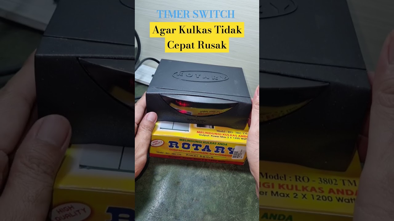 Timer Switch Untuk Melindungi resiko Kerusakan Kulkas