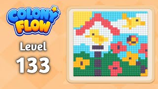 Colony Flow level 133 walkthrough solution gameplay 