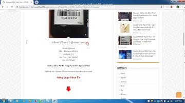 Gphone A9+ Flash File Android 7 0 MT6580 Hang Logo Fix Firmware Download 100% Tested