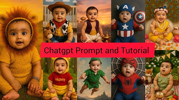 Tutorial and prompt for chatgpt baby photoshoot editing 