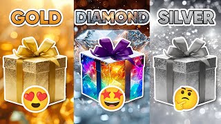 Choose Your Gift...! Gold, Diamond or Silver 🌟💎🤍 How Lucky Are You? 😱