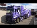 Truckstar Festival TT Assen 2022: 2x Prince - Purple Rain Airbrush - Scania R650 V8 VoWa Transporte