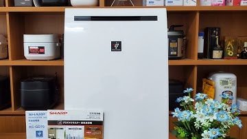 MÁY LỌC KHÔNG KHÍ, BÙ ẨM, HÚT ẨM, SẤY QUẦN ÁO SHARP KC-GD70