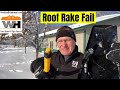 Roof Rake Fail of Polar Tuff Snow Roof Rake from Yo-Ho | Weekend Handyman