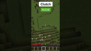 Noob vs Pro vs Hacker MLG in Minecraft #minecraft #shorts
