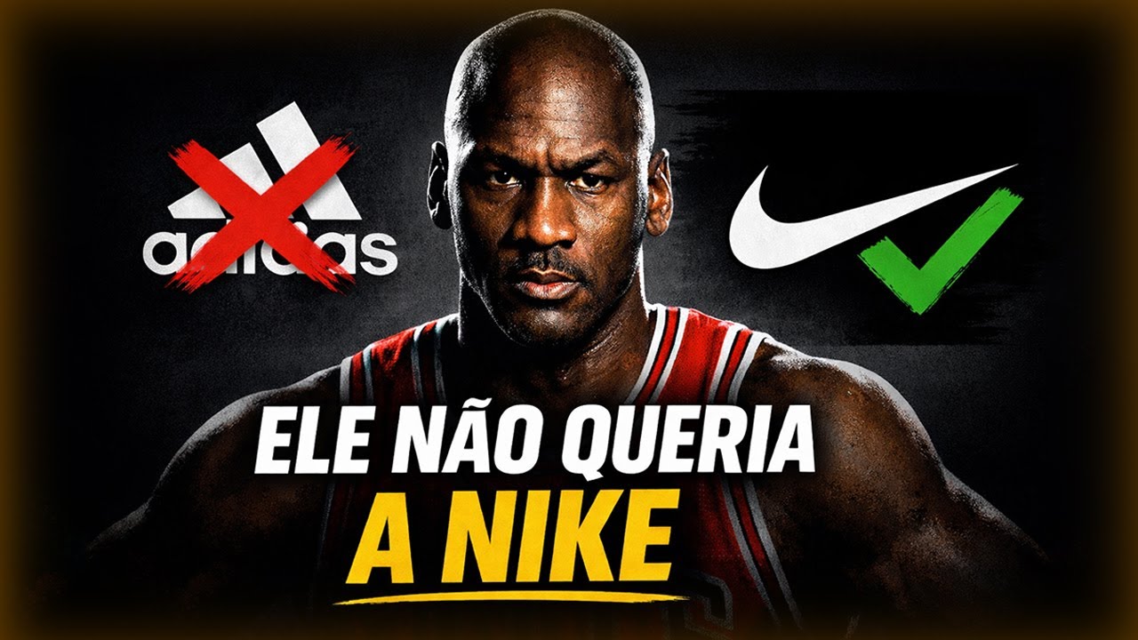 MICHAEL JORDAN NÃO GOSTAVA DA NIKE E QUERIA A ADIDAS 