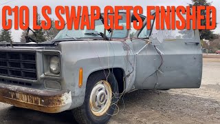 7387 C10 LS SWAP : part 4 finished and next project c10 to k5 conversion