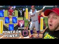 i used players with MAXED OUT POWER and only used POWER SWING.. MLB The Show 20