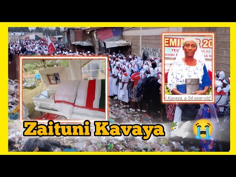 Emotional Moment As Mama Zaituni Kavaya S Body Arrives In Kibera Tears And Pain Fill The Air