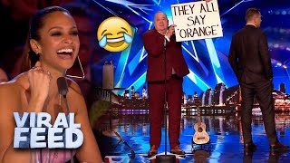 THIS COMEDY MAGIC ACT HAS THE JUDGES LAUGHING HARD | VIRAL FEED