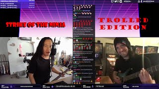 DragonForce Live Trolled Play Through Strike of the Ninja with Herman Li &amp; Sam Totman