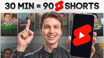 How to Create 90 YouTube Shorts in 30 Minutes Using AI (Ultimate Content Hack)