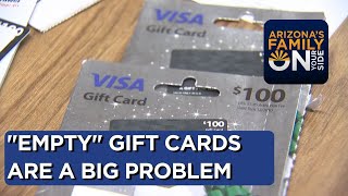 Empty gift cards are a big problem