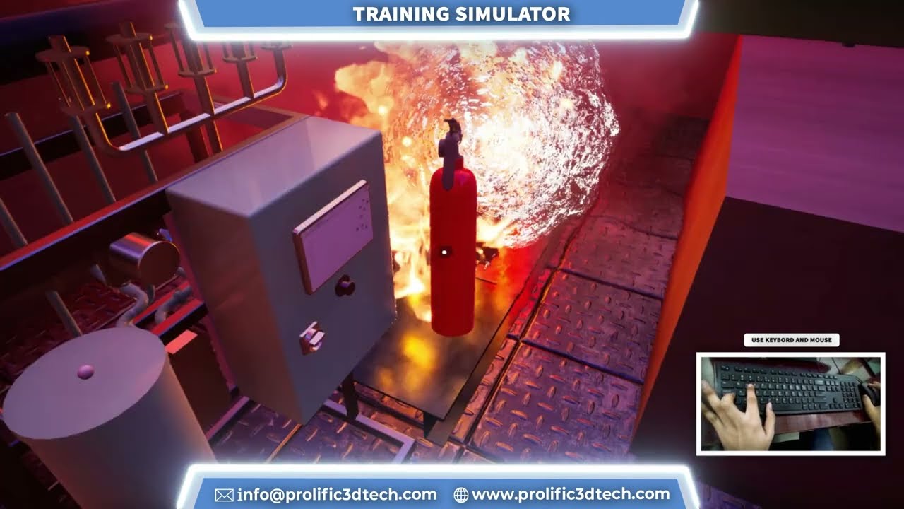 Fire Safety Simulator – VR training simulator by Prolific 3D Tech