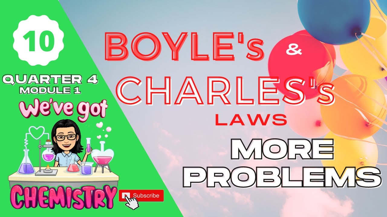 Outline Video Boyle's Law and Charles's Law | MORE PROBLEMS