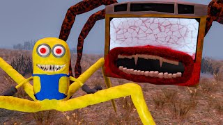 SPIDER MINION vs BUS EATER in Garry's Mod screenshot 1