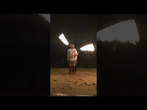 Fire Spinning Performance Fail || ViralHog