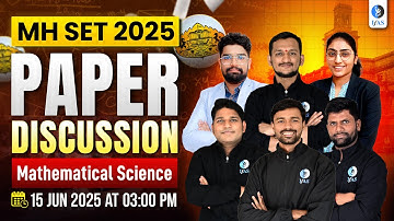 MH SET Mathematics Paper Discussion 2025 - Complete Paper Analysis | IFAS