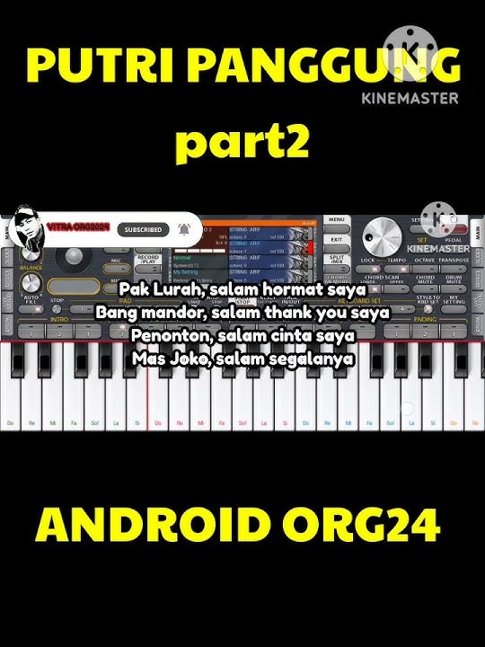 Putri Panggung part2 cover || android ORG24 #video #dangdut #orgenandroid #studioorg