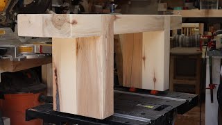 MAKING A WOODEN BENCH / BEGINNER WOODWORKER