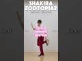 🔥250k Shakira 「Zootopia2」 Dance Tutorial Mirrored Slow 0.8x | 反転ミラー♪ゆっくりダンス解説✨簡単練習 🦁【TikTok DANCE】