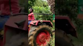 Indian tractors pulling heavy trolley