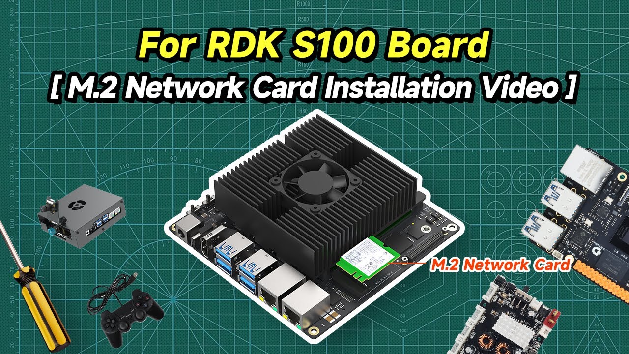 Install M.2 network card on RDK S100 Board - YouTube