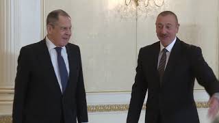 С.Лавров и И.Алиев, Баку, 21 ноября 2020 года