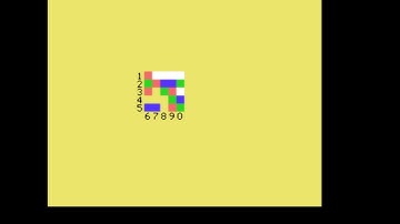 Texas Instruments TI99/4a Typed in Game (Rubic?)