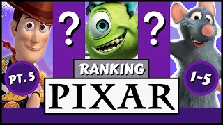 All 25 PIXAR Movies - RANKED (PART 5 / 1-5)