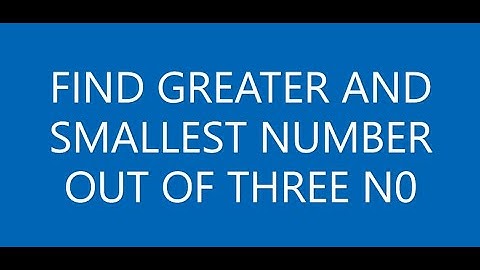 PHP - Script to find greatest and smallest out of three number