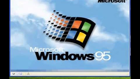 Windows 95 shutdown and startup on Microsoft Virtual PC 2007 (NO MUSIC)