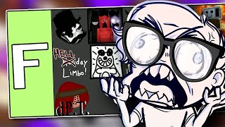 RANKING EVERY GAME IVE EVER MADE - MicroHorrorArcade / JayskiBean Game Tier List