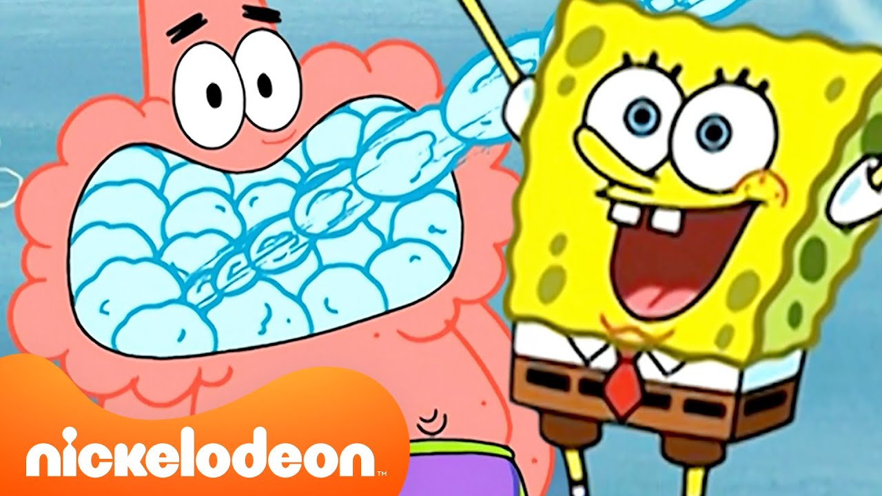 SpongeBob and Patrick SNOWBALL Fight! ❄️ & More LOL Moments | SpongeBob  SquarePants | Nickelodeon UK