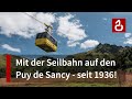 Seilbahn le mont dore  puy de sancy  sttzenlos auf das vulkandach der auvergne im massif central