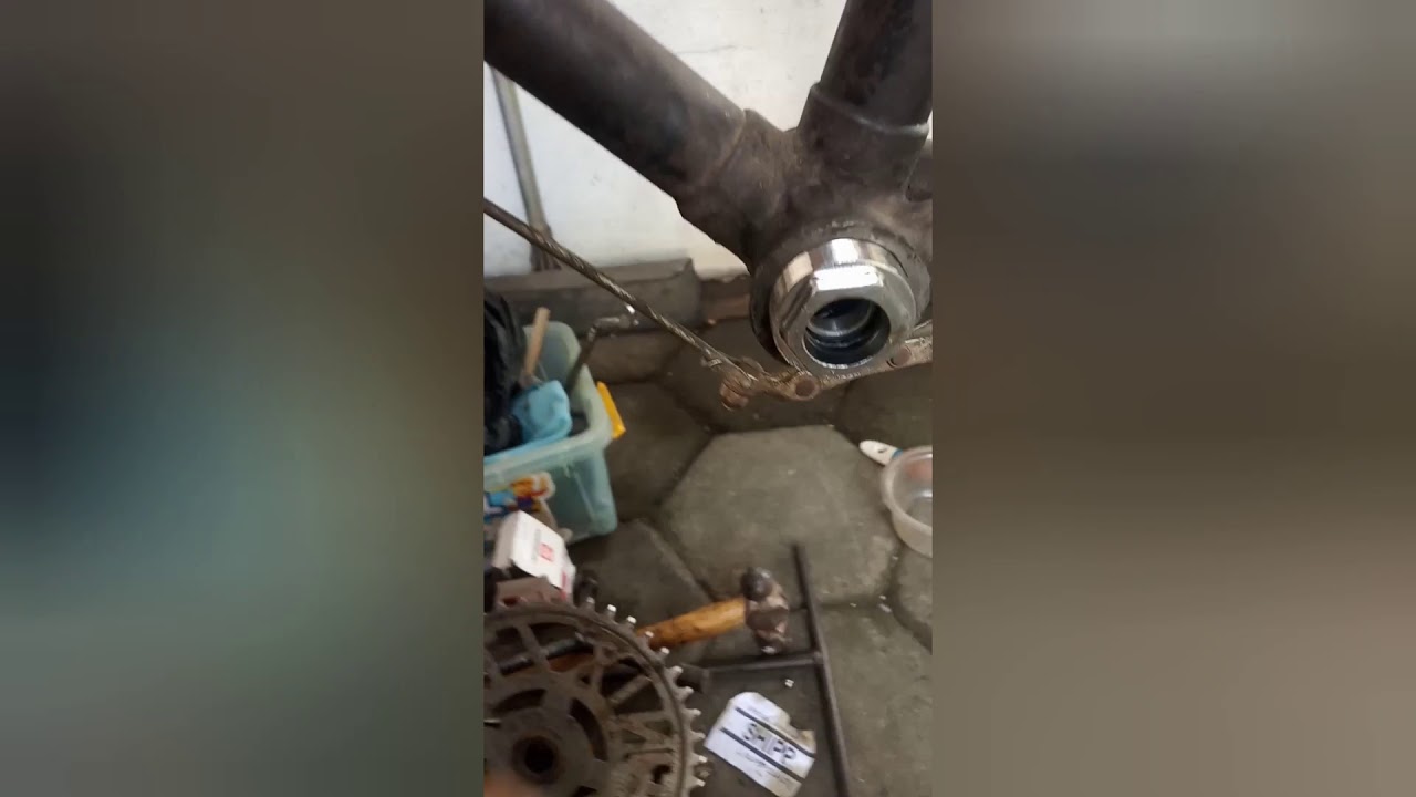 Rubah As BB Speda ontel kebo dari Pelor menjadi Bearing