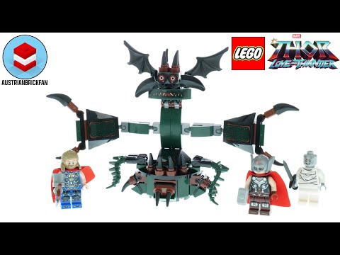 LEGO Marvel Thor Love and Thunder 76207 Attack on New Asgard Speed Build