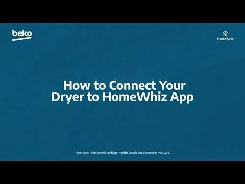 How to Connect Your Dryer to HomeWhiz App?